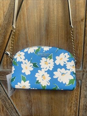 kate spade Charming Daisy Crossbody with Gold Chain NEW WITH TAGS